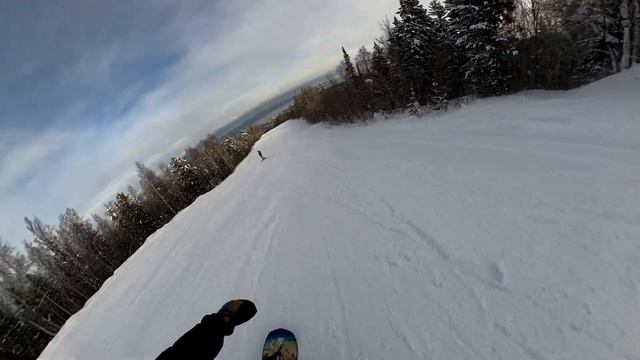 GoPro 360 max Snowboarding Baikal. Гора Соболиная, Восточка | Andrey Boldyrev смотреть онлайн