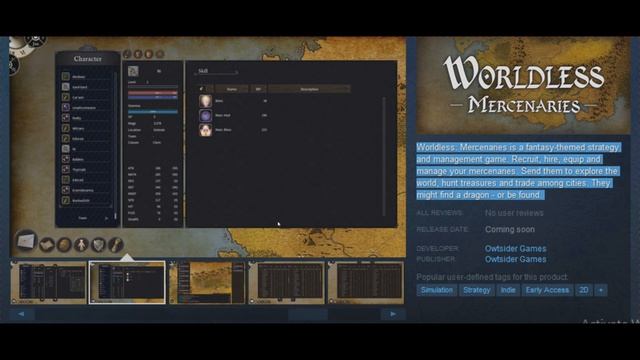Worldless: Mercenaries Official Trailer - Gameplay - Images - About This Game