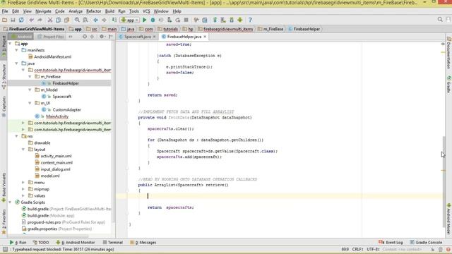 Android Firebase Ep.06 : GridView Multiple Fields - Save,Retrieve,Show смотреть онлайн