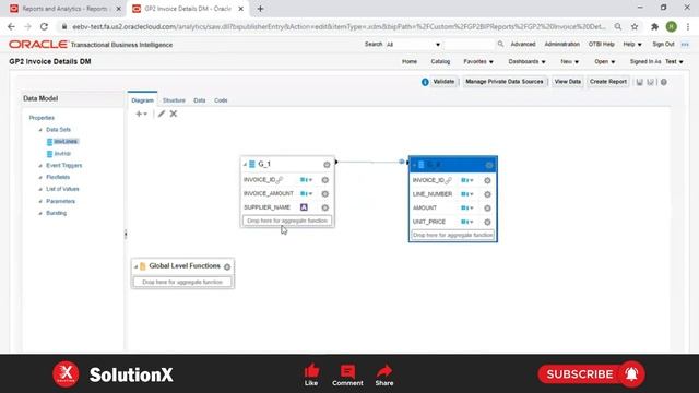Business Intelligence Publisher - Oracle Fusion (Part 10) | Oracle Tutorial | SolutionX смотреть онлайн