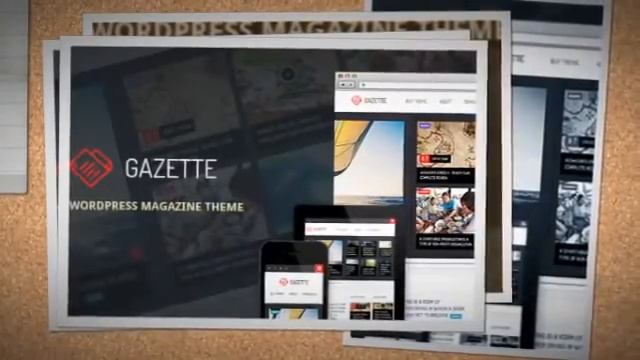 Gazette - WordPress Magazine Theme Download смотреть онлайн