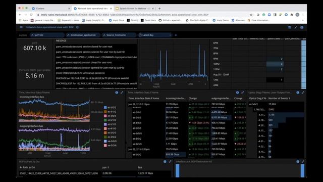 Imply Demo - Network Monitoring at Scale смотреть онлайн