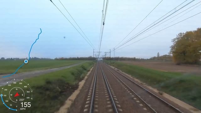 De Paris Austerlitz à Tours en cabine de la BB26053 смотреть онлайн