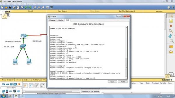 DNS FTP HTTP server & DHCP Service in Router Using CISCO Packet Tracer.