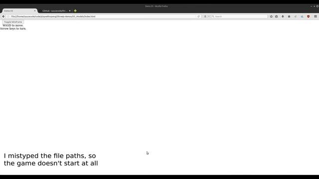 Learning three.js 05 :: Model & Material loading (OBJ/MTL) смотреть онлайн