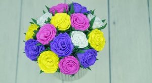 Очень Простой Способ Сделать Розы Из Фоамирана