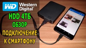 Как подключить внешний жёсткий диск 4ТБ к смартфону