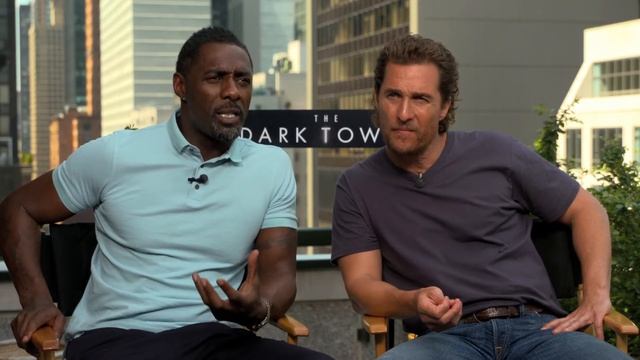 Idris Elba & Mathew McConaughey Dark Tower Interview смотреть онлайн