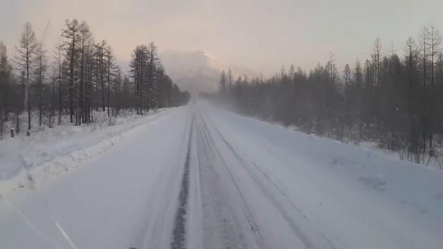 Трасса Колыма. Дорога в Усть-Неру.2020 февраль. Вся жизнь в дороге смотреть онлайн