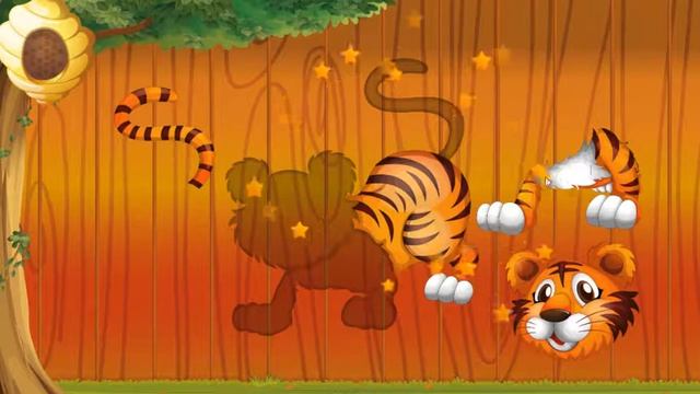puzzle for kids zoo animalsbest- educational game for baby- Game for kids смотреть онлайн