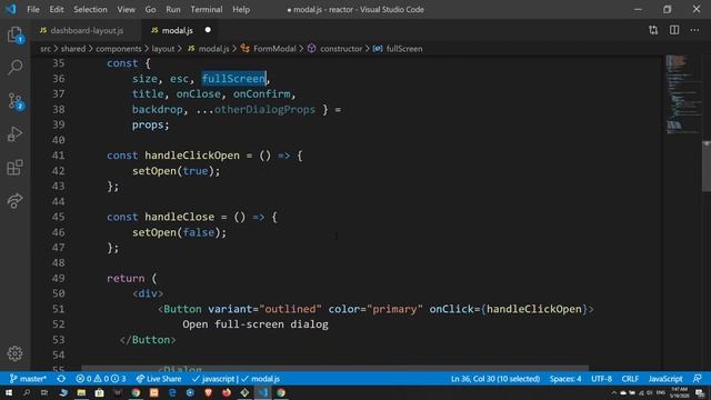 66 Creating Form Modal Component React Js | Reactor смотреть онлайн