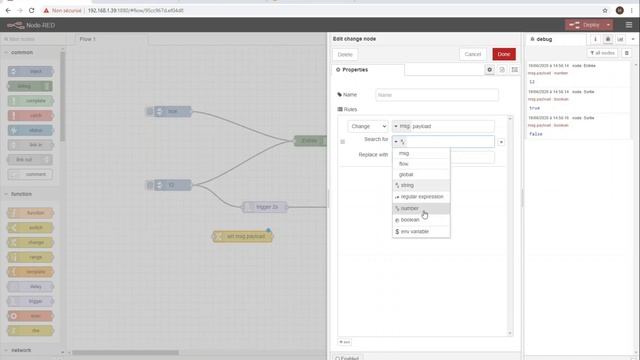 Node RED Introduction (2/3) - Comment utiliser les nœuds de base смотреть онлайн