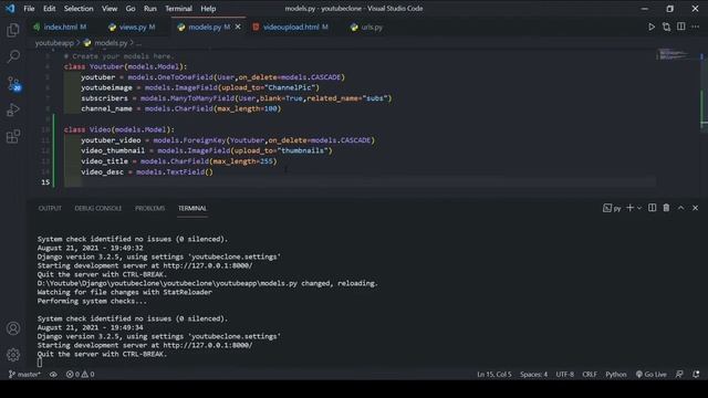 Youtube Clone In Django #13 : Youtuber Uploads Video | CodeWithSingh смотреть онлайн