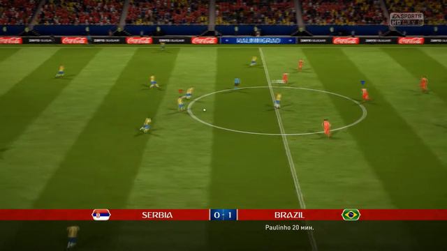 СЕРБИЯ - БРАЗИЛИЯ | ГРУППА E | ВАНГА ЧЕЛЛЕНДЖ | FIFA18 смотреть онлайн