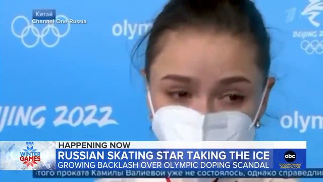 Russian skater faces backlash after cleared to compete following positive doping test l GMA смотреть онлайн
