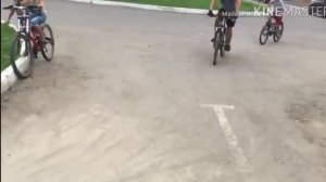 Летний дрифт на велосипеде