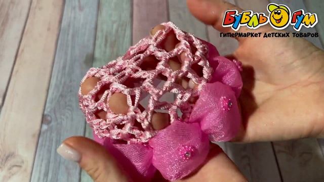 Сетка для волос со стразами розовая смотреть онлайн