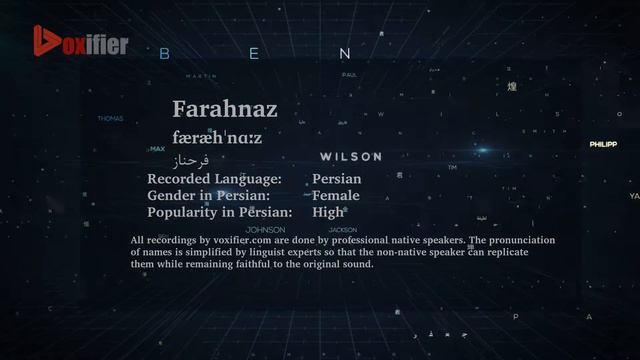 How to Pronunce Farahnaz (فرحناز) in Persian (Farsi) - Voxifier.com смотреть онлайн