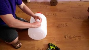 Установка крана в емкость своими руками.