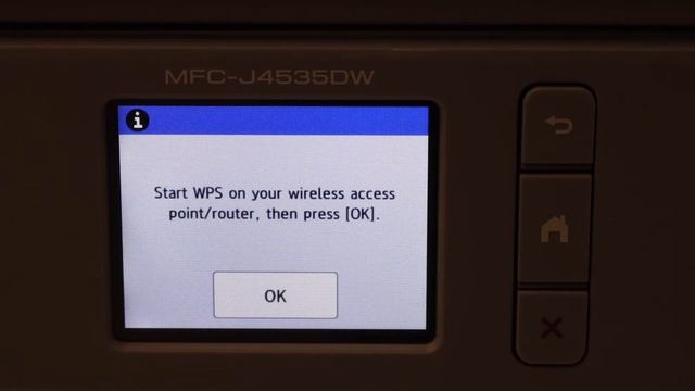 Brother Printer Wireless Setup Using WPS Method ( Wi-Fi Protected Setup ).