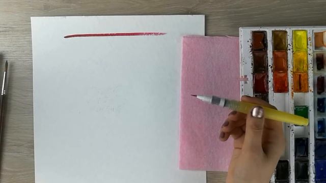 Как рисовать кистью с резервуаром для воды и для чего она нужна/ Водные кисти ZIG BRUSH2O смотреть онлайн