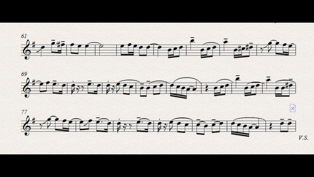 ABBA - Happy New Year (Sinesia Sax cover) / Alto Sax Sheet Music & Backing Track смотреть онлайн