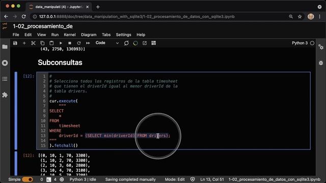 SQLite Ep 02 | Procesamiento de datos con SQLite3 смотреть онлайн