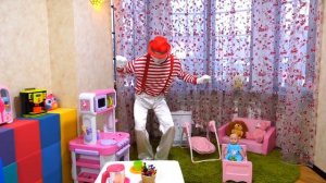 Игры в куклы БЕБИ БОН для девочек.  Кукла Беби Бон и котенок! Развивающие видео куклы Baby born