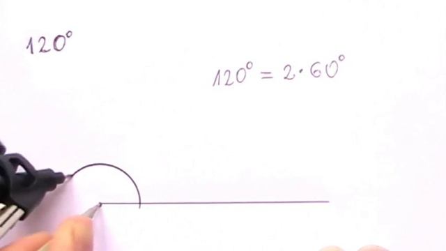 Constructing an Angle of 120 degrees смотреть онлайн