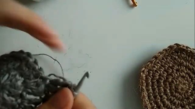 Круглая губка из ДЖУТА для посуды, стола, тела ? смотреть онлайн