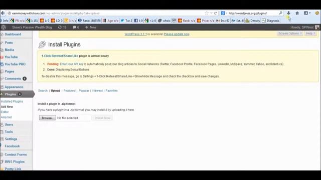 How To Install Cool Social Media Plugin For A Wordpress Blog - Shareaholic 2013 смотреть онлайн