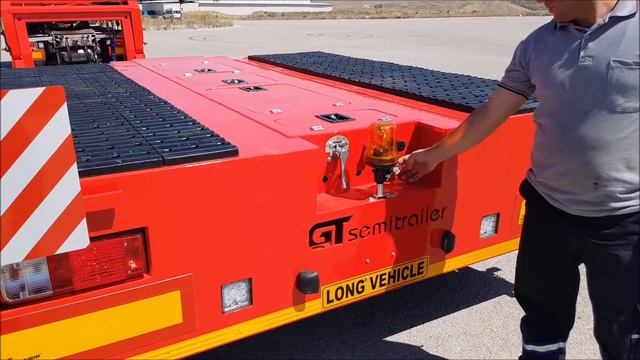 Front Load Lowbed Semi-trailer, Extendable Low loader, Hydraulic Gooseneck Lowboy, Low bed смотреть онлайн