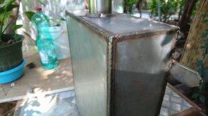 Бачок из нержавейки. Некоторые нюансы сварки электродами.