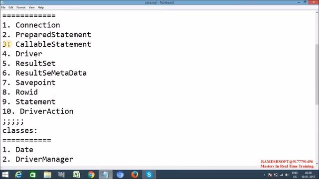 JDBC API BY RAMESH SOFT Part 9 смотреть онлайн