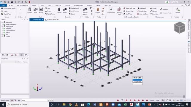 Tekla Structural Designer Tutorial || Complete RCC Building Design || TSD || Tekla Software смотреть онлайн