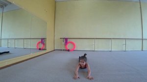 Художественная гимнастика "Общая разминка" для детей младшего возраста