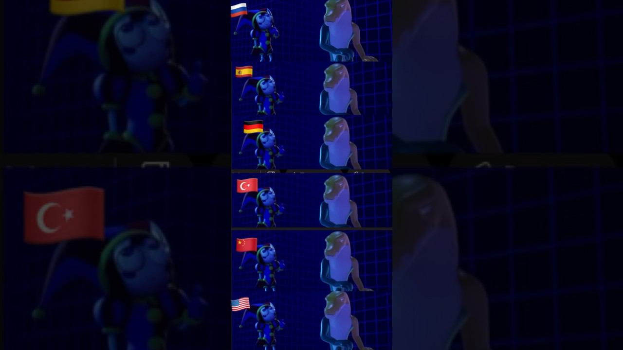 Цифровой цирк на разных языках #theamazingdigitalcircus смотреть онлайн