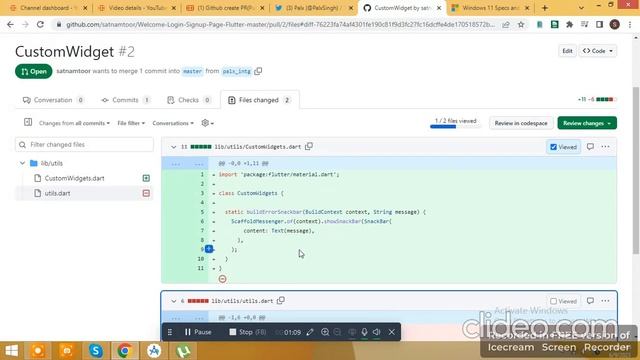 HOW to Review pull request & commit | GitHub पुल request और कमिट смотреть онлайн