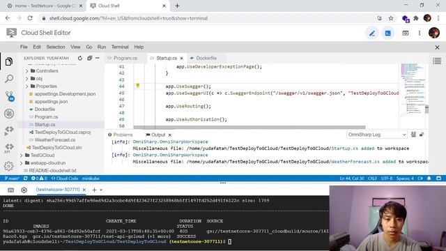 Google Cloud : Deploy .Net Core 5 Web Api and gRPC with Cloud Run смотреть онлайн
