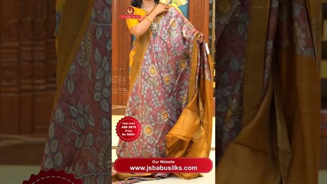 MIX FANCY Sarees Collections @ Kanchipuram JS Babu Silks Hyderabad | Latest Kanchi Pattu Sarees смотреть онлайн