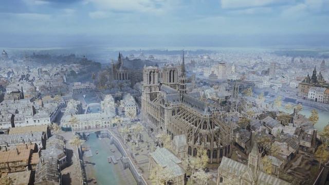 Assassin's Creed Unity Notre Dame de Paris прыжок веры смотреть онлайн