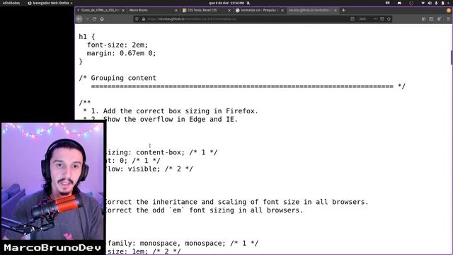 Exemplos de Reset CSS | Mód01 - Aula 13 смотреть онлайн