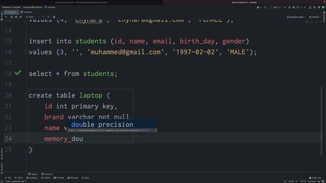 Postgres Session 1 #Java5 смотреть онлайн