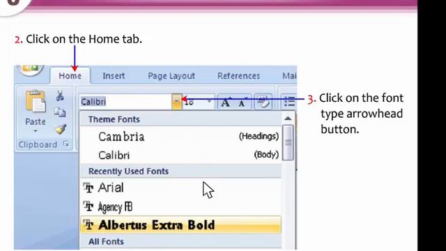 Computer Lesson - Changing The Font Type And Size смотреть онлайн