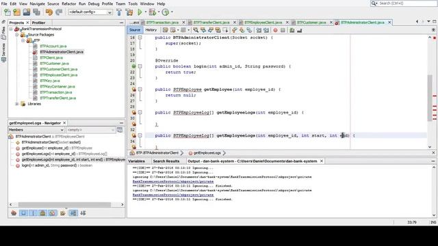 Java Bank System - The bank transmission protocol part 1 смотреть онлайн