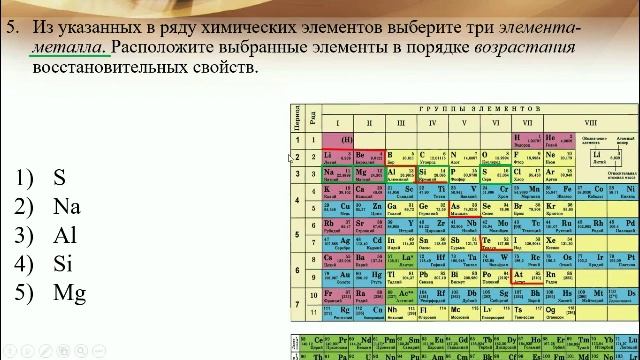 Практическая часть Задание 2 Закономерности изменения химических свойств элементов смотреть онлайн