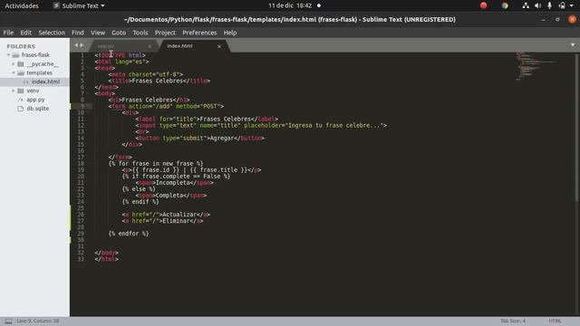 Flask - Python - Sqlite- Semantic ui, desce cero, función agregar actualizar - eliminar, Video 4 смотреть онлайн