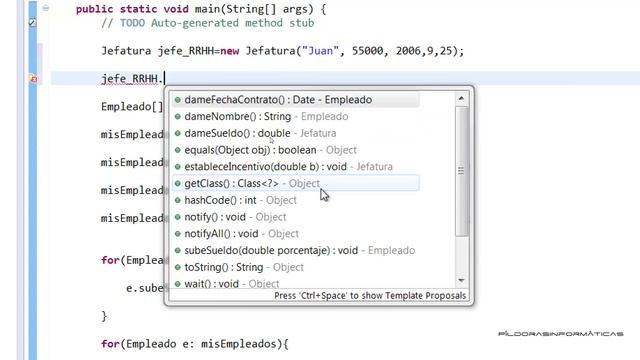 Curso Java. Polimorfismo y enlazado dinámico. Vídeo 43 смотреть онлайн