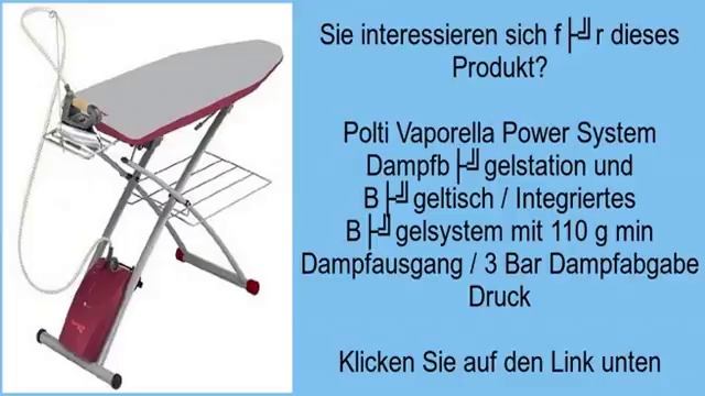 Polti Vaporella Power System Dampfbügelstation und Bügeltisch / Integriertes Bügelsystem mi смотреть онлайн