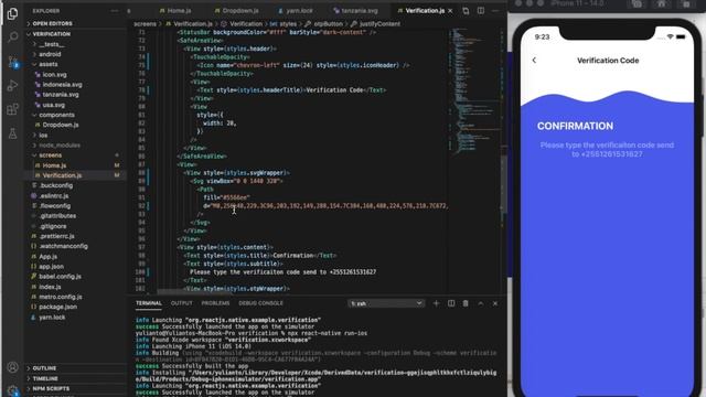 Mobile Verification By Heri Kaniugu Dribbble To React Native Part #02 смотреть онлайн